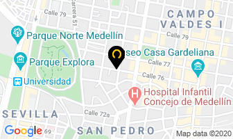 Mapa de Servicepillo Fercal en Medellín
