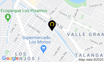Mapa de Servicio Asociados Del Valle en Cali