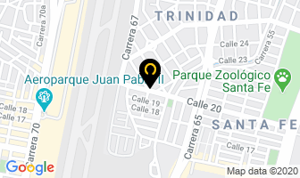 Mapa de Servicio Automotriz Luis Car en Medellín
