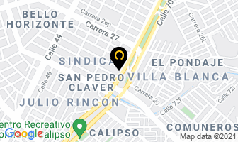 Mapa de Servicio Bolaños & Cía. S.en C. en Cali