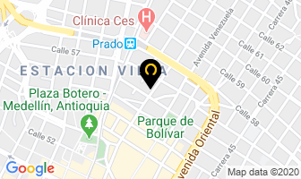 Mapa de Servicio de acolchado K.R.B en Medellín