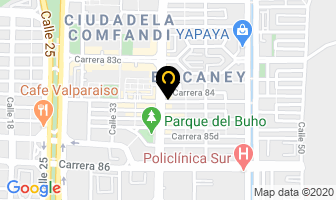 Mapa de Servicio De Mantenimiento Electrónico Industria en Cali