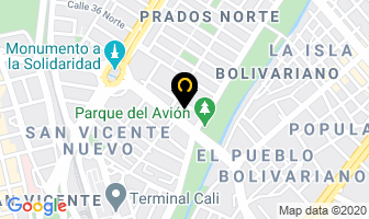 Mapa de Servicio De Moldes Y Trazos N.g. en Cali