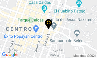 Mapa de Servicio De Radiodiagnóstico en Popayán