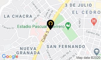 Mapa de Servicio Ejecutivo De Buffetes en Cali