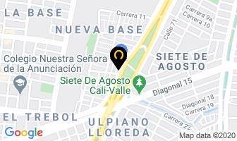 Mapa de Servicio Eléctrico Automotriz en Cali