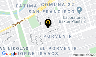 Mapa de Servicio Eléctrico Automotriz Durán en Cali