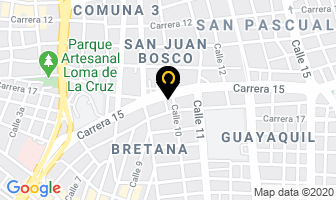 Mapa de Servicio Electrico Automotriz “Javela” en Cali