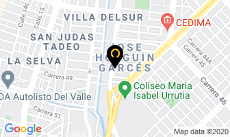 Mapa de Servicio Eléctrico Don Omar en Cali