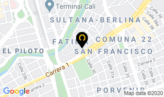 Mapa de Servicio Eléctrico Rojas en Cali