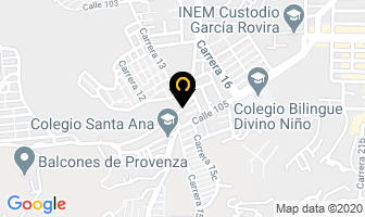 Mapa de Servicio Electrónico Avanzado en Bucaramanga