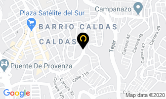 Mapa de Servicio Electrónico Gustavo Muñoz en Bucaramanga