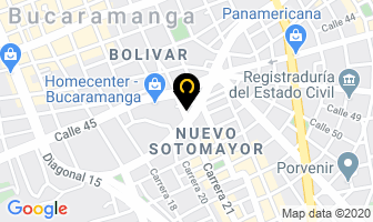 Mapa de Servicio Electronico Japons en Bucaramanga
