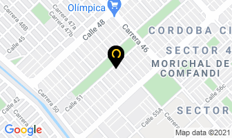Mapa de Servicio Especializado Master en Cali