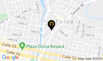 Mapa de Servicio Integral De Gases en Tulua