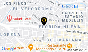 Mapa de Servicio Integral Mitsubishi en Medellín