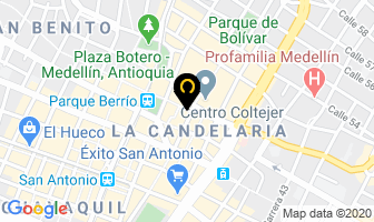 Mapa de Servicio Parker en Medellín