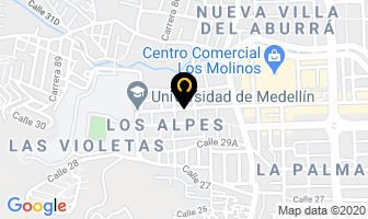Mapa de Servicio Tecnico en Medellín