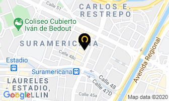 Mapa de Servicio Técnico Challenger en Medellín