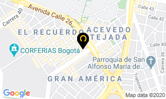 Mapa de Servicio Tecnico Computadores En Bogota - Macrobits en Bogotá D.C