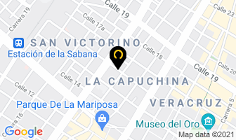 Mapa de Servicio Técnico Daros en Bogotá D.C