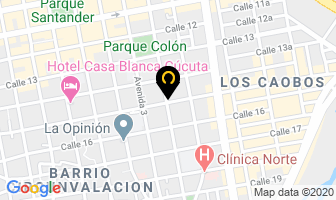 Mapa de Servicio Técnico El Foco en Cúcuta