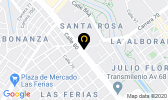 Mapa de Servicio Técnico Mabe en Bogotá D.C