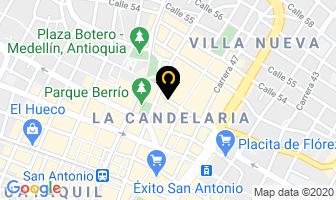Mapa de Servicio Tecnico Punto Cell en Medellín