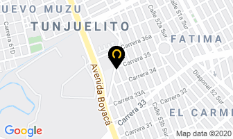 Mapa de Servicio Técnico Refrigeración en Bogotá D.C