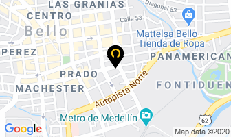 Mapa de Servicios Automotriz J.t.p en Bello