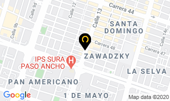Mapa de Servicios Convergentes De Colombia en Cali