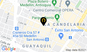 Mapa de Servicios De Arquitectura en Medellín