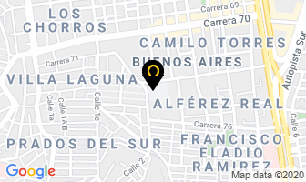 Mapa de Servicios De Enfermeria en Cali