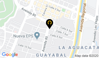 Mapa de Servicios De Pintura Electrostática Rc Ltda. en Medellín