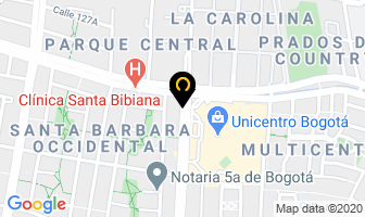 Mapa de Servicios De Reservas Hoteleras en Bogotá D.C