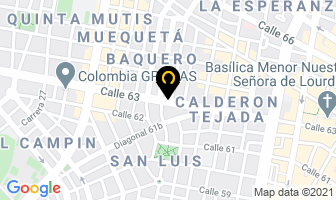 Mapa de Servicios En El Hogar en Bogotá D.C
