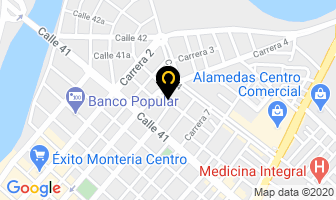 Mapa de Servicios Impresos en Montería