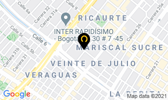 Mapa de Servicios Industriales Cnc Ltda en Bogotá D.C