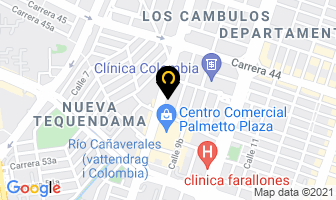 Mapa de Servicios Inmobiliarios G&a en Cali