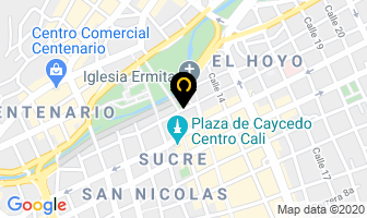 Mapa de Servicios Jurídicos De Colombia en Cali