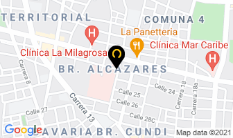 Mapa de Servicios Odontológicos en Santa Marta