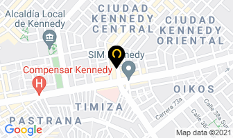 Mapa de Servicios Odontologicos N Y D en Bogotá D.C