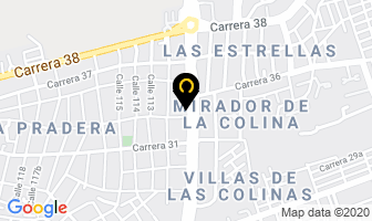 Mapa de Servicios Refrigerados P&p en Barranquilla