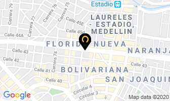 Mapa de Servicomercial en Medellín