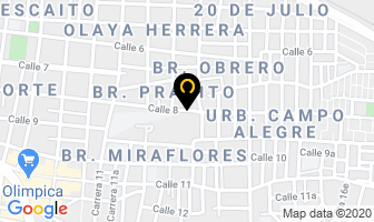 Mapa de Serviconfor Seguridad en Santa Marta