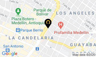 Mapa de Servicopava en Medellín
