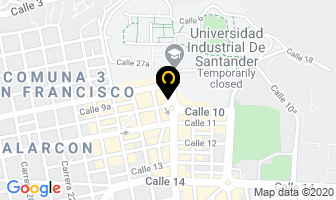 Mapa de Servicopy 2 en Bucaramanga