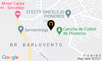 Mapa de Servidomésticos en Sincelejo