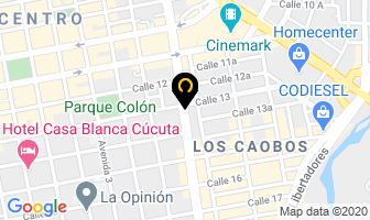 Mapa de Servientrega Avenida Cero Cod.022519 en Cúcuta