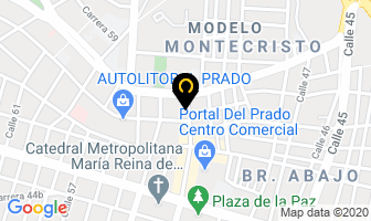 Mapa de Servientrega - Efecty en Barranquilla